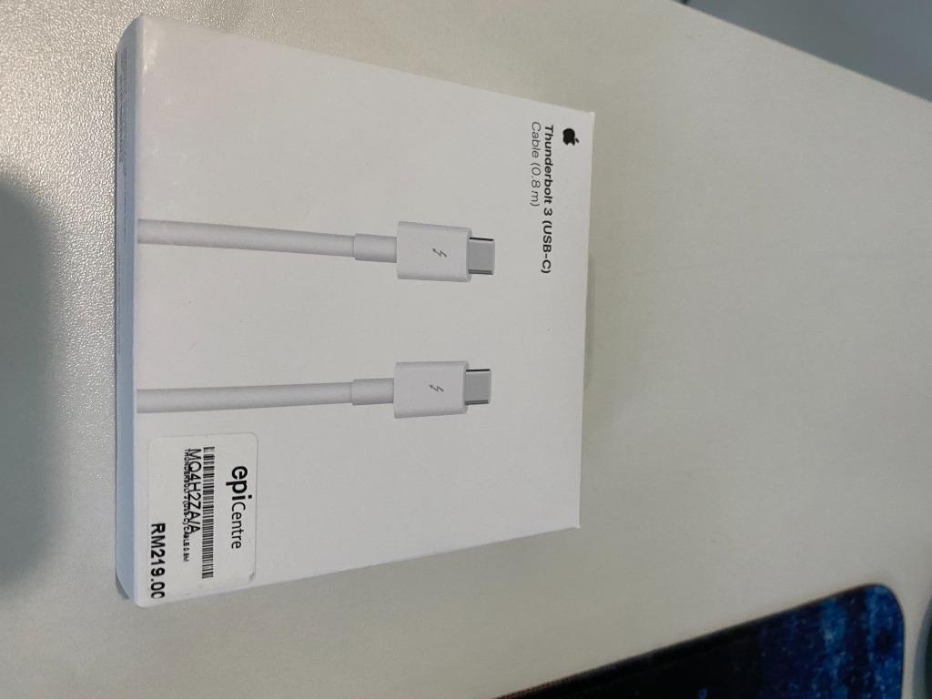 Apple thunderbolt online 3 cable