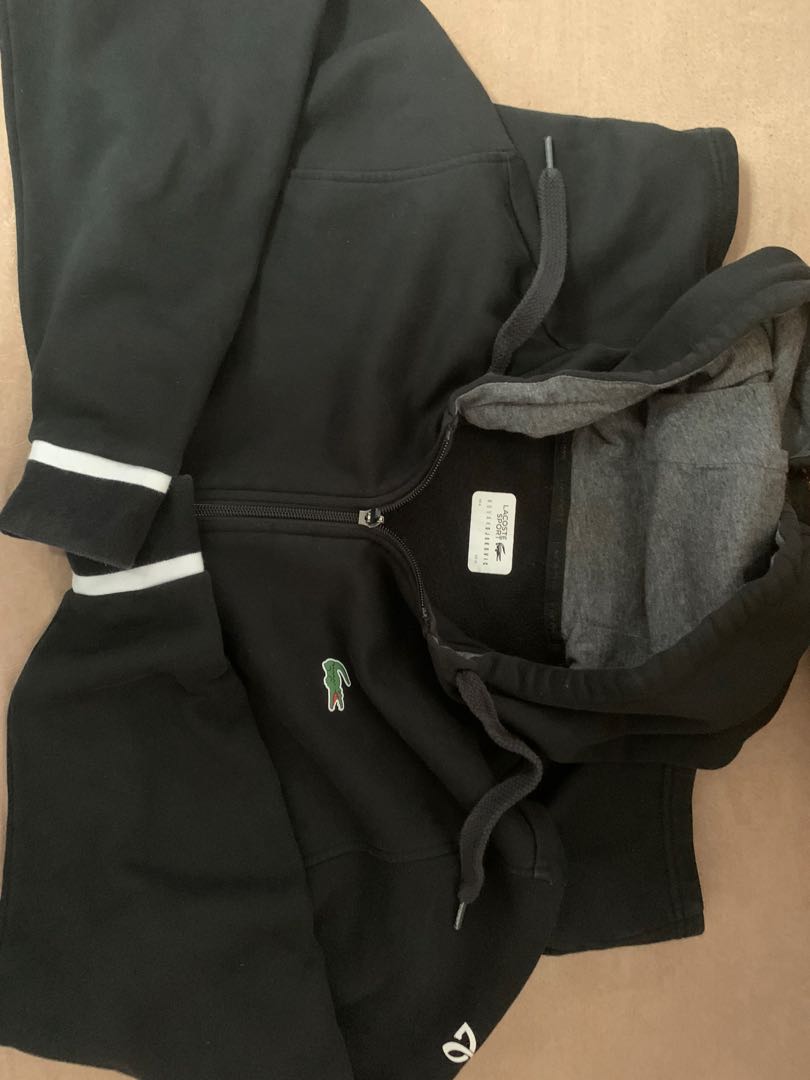 Novak djokovic lacoste hoodie Clearance