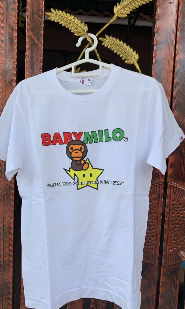 BABY MILO BAPE STA, Men's Fashion, Tops & Sets, Tshirts & Polo