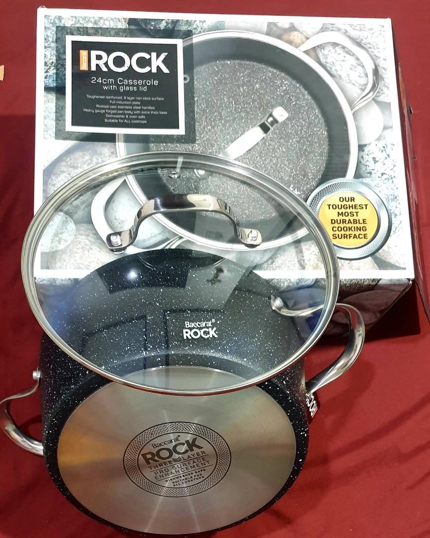 Bacarrat Casserole with glass lid (Category: Cookware & Accessories) located in Rizal. Submitted by downunderhaul (Listing ID 1075830350, Image 1). Description: Bacarrat Rock Casserole with glasz lid 24cm.