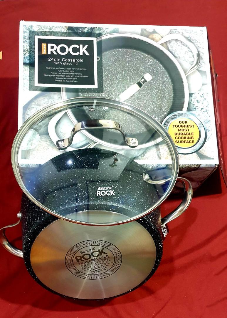 Bacarrat Casserole with glass lid (Category: Cookware & Accessories) located in Rizal. Submitted by downunderhaul (Listing ID 1075830350, Image 3). Description: Bacarrat Rock Casserole with glasz lid 24cm.