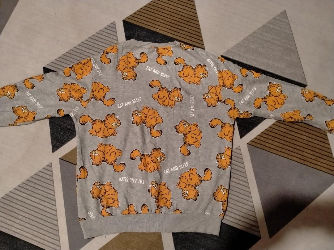 Garfield eat top and sleep sweatshirt