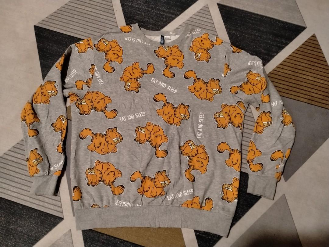 Garfield eat and sleep sweatshirt sales