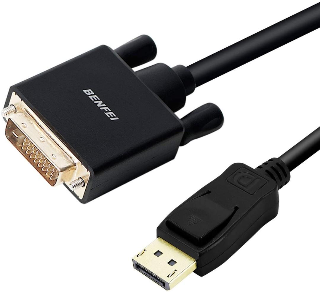  Rankie DisplayPort (DP) to VGA Adapter, Gold Plated Converter,  Black : Electronics