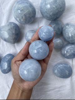 Blue Calcite spheres
