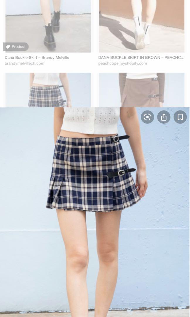 Plaid mini skirt brandy melville clearance