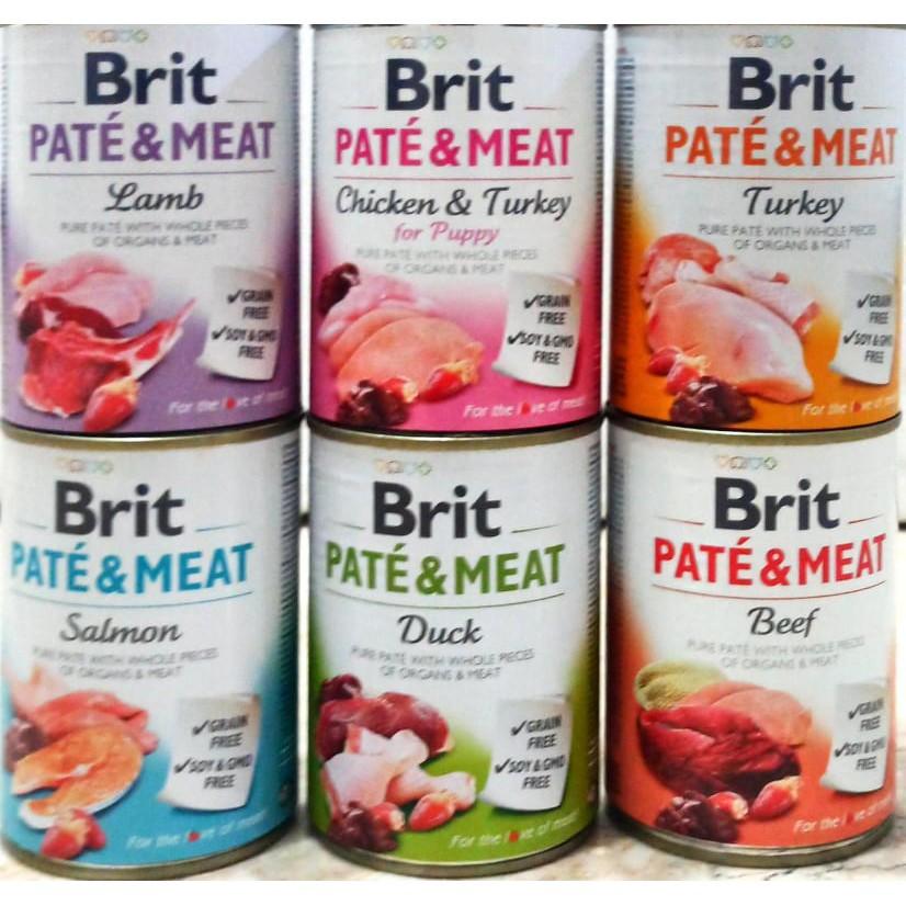 Brit Pate And Meat Dog Food Grain Free 400g Can Pet Supplies Pet Food On Carousell