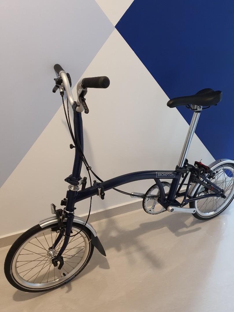 Brompton M3L Tempest Blue New Sports Equipment Bicycles Parts Bicycles on Carousell