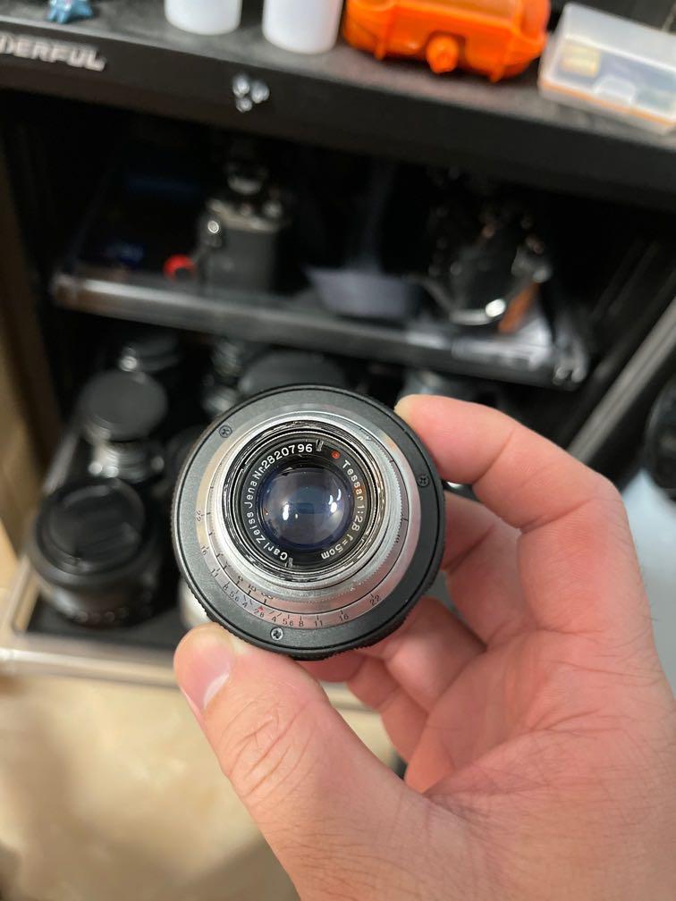 carl zeiss jena tessar 5cm f2.8, 攝影器材, 鏡頭及裝備- Carousell