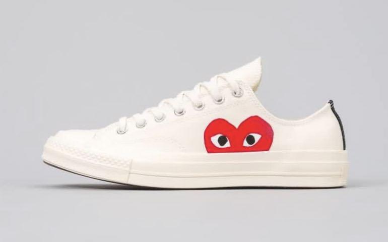 CDG Converse Men US 7 Women US 9 Men s Fashion Footwear Sneakers on Carousell