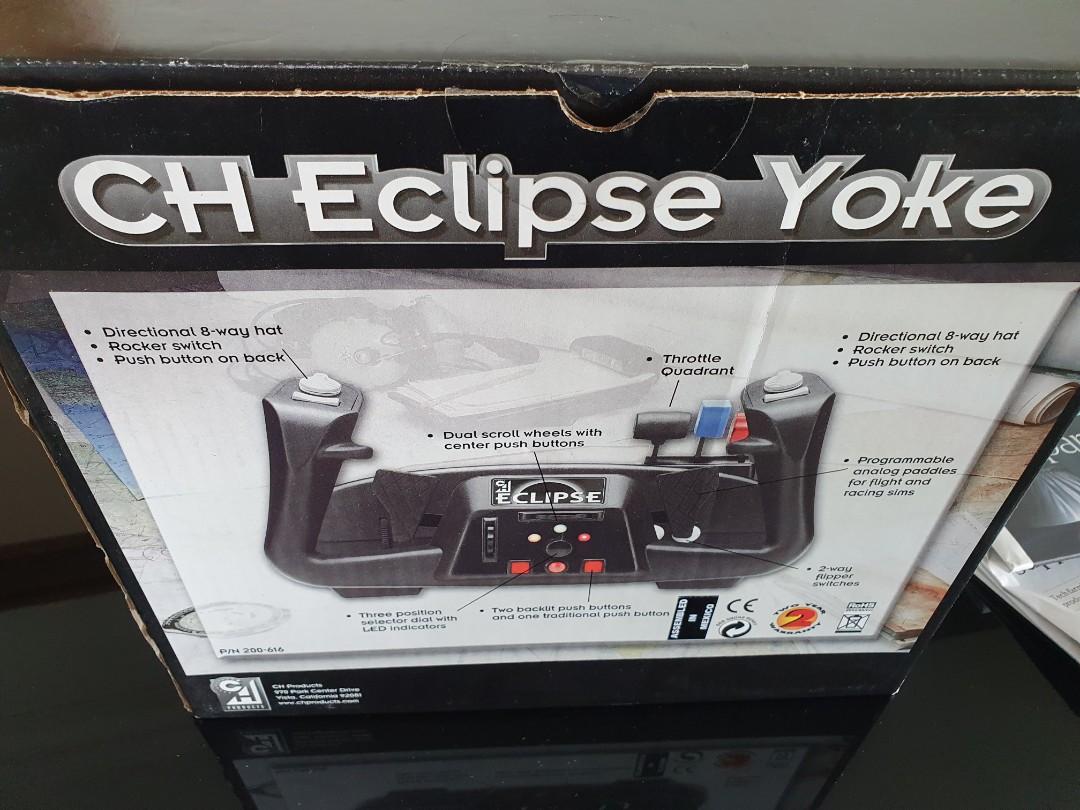 CH Products Eclipse Flight Sim Yoke (200-616)