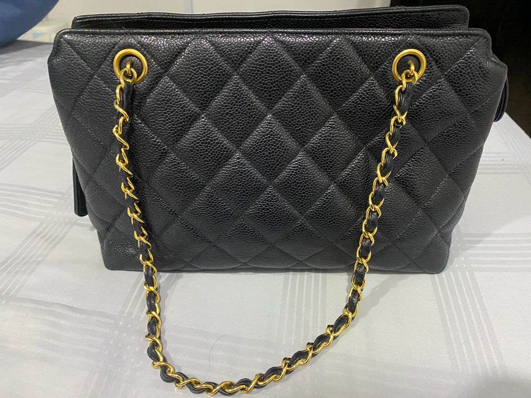 chanel yellow tote purse