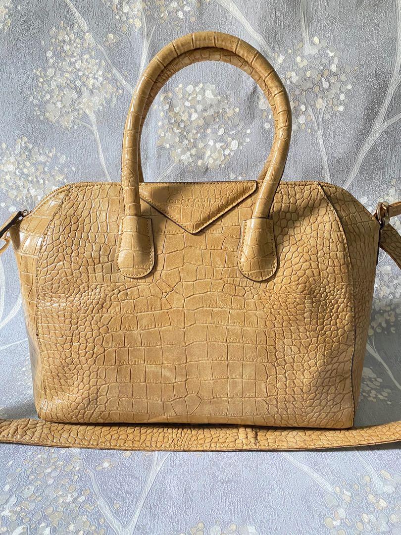 metallic silver tote bag