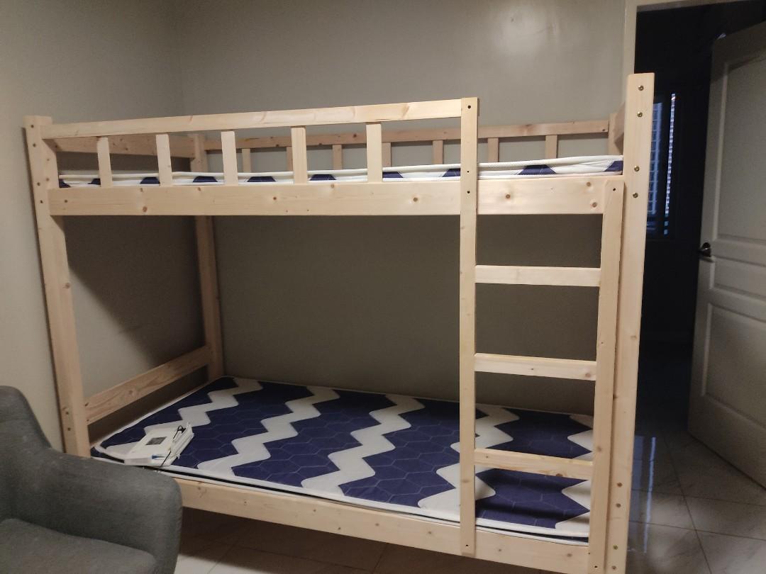 Double Deck Bunk Beds 99% New (Category: Bed Frames & Mattresses) located in Manila. Submitted by colgatetester11 (Listing ID 1075805391, Image 1). Description: Double Deck Bunk Beds 99% New Cheap Sale.