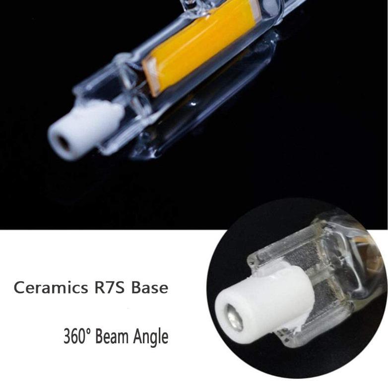 EBD Lighting R7S 118mm 10W LED Bulb (2 Pack) 150W Halogen Equivalent 118mm  J-Type High