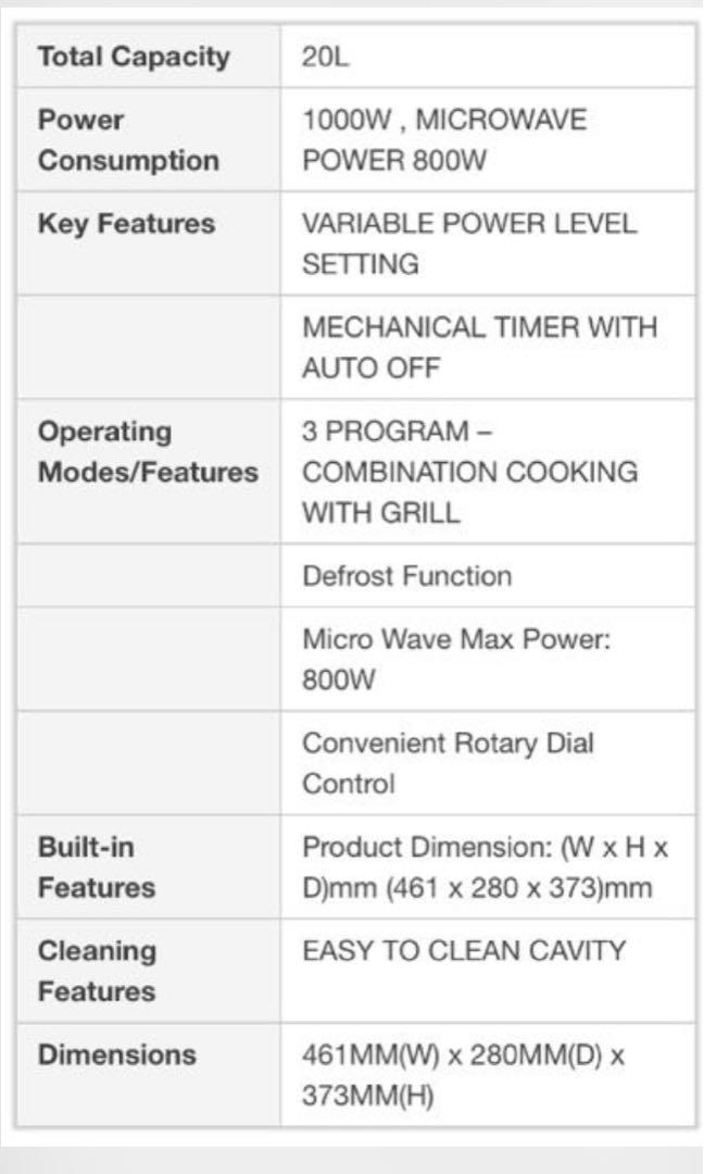 electrolux microwave oven emm2017x