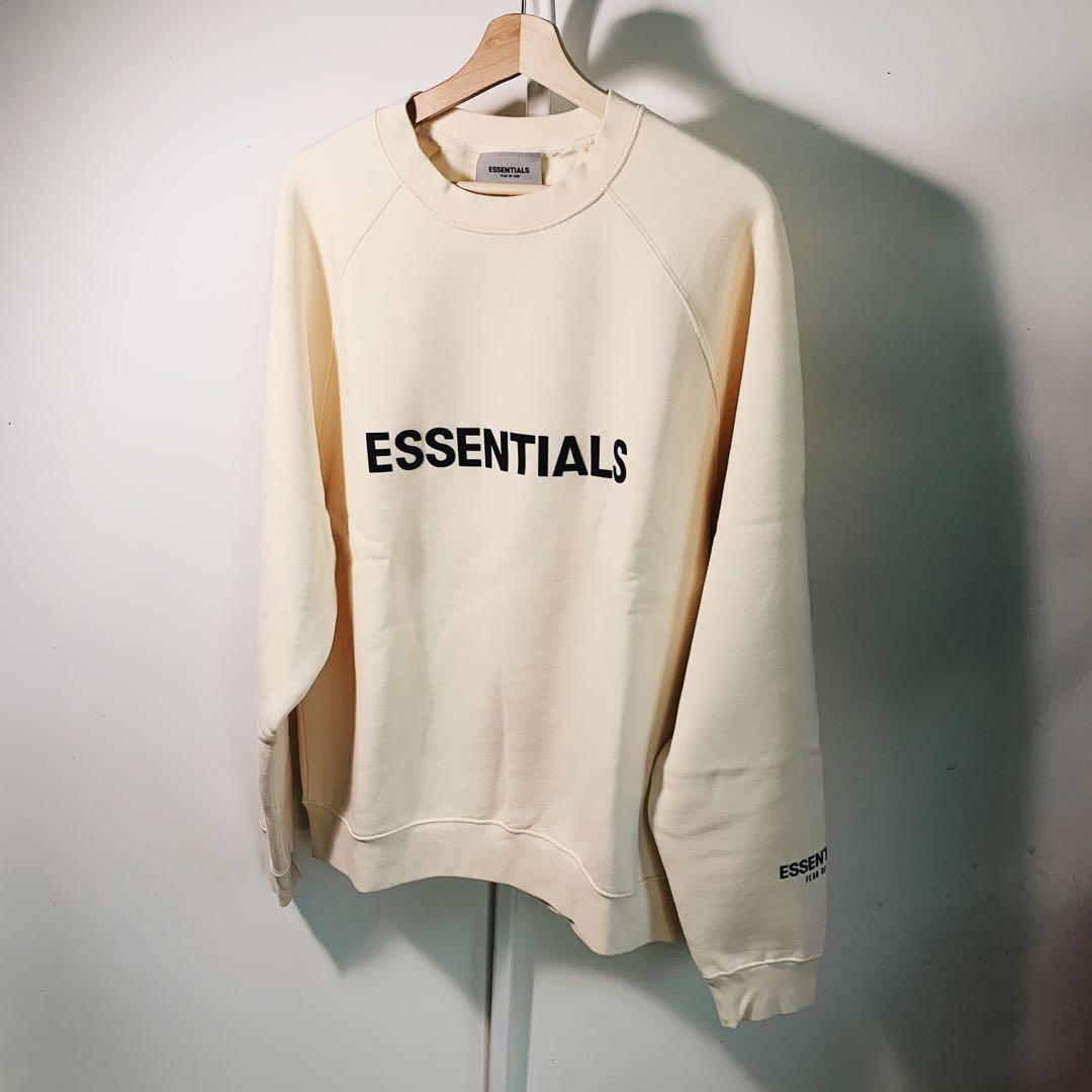 Essentials Cream Sweater 2024 www.alhudapk