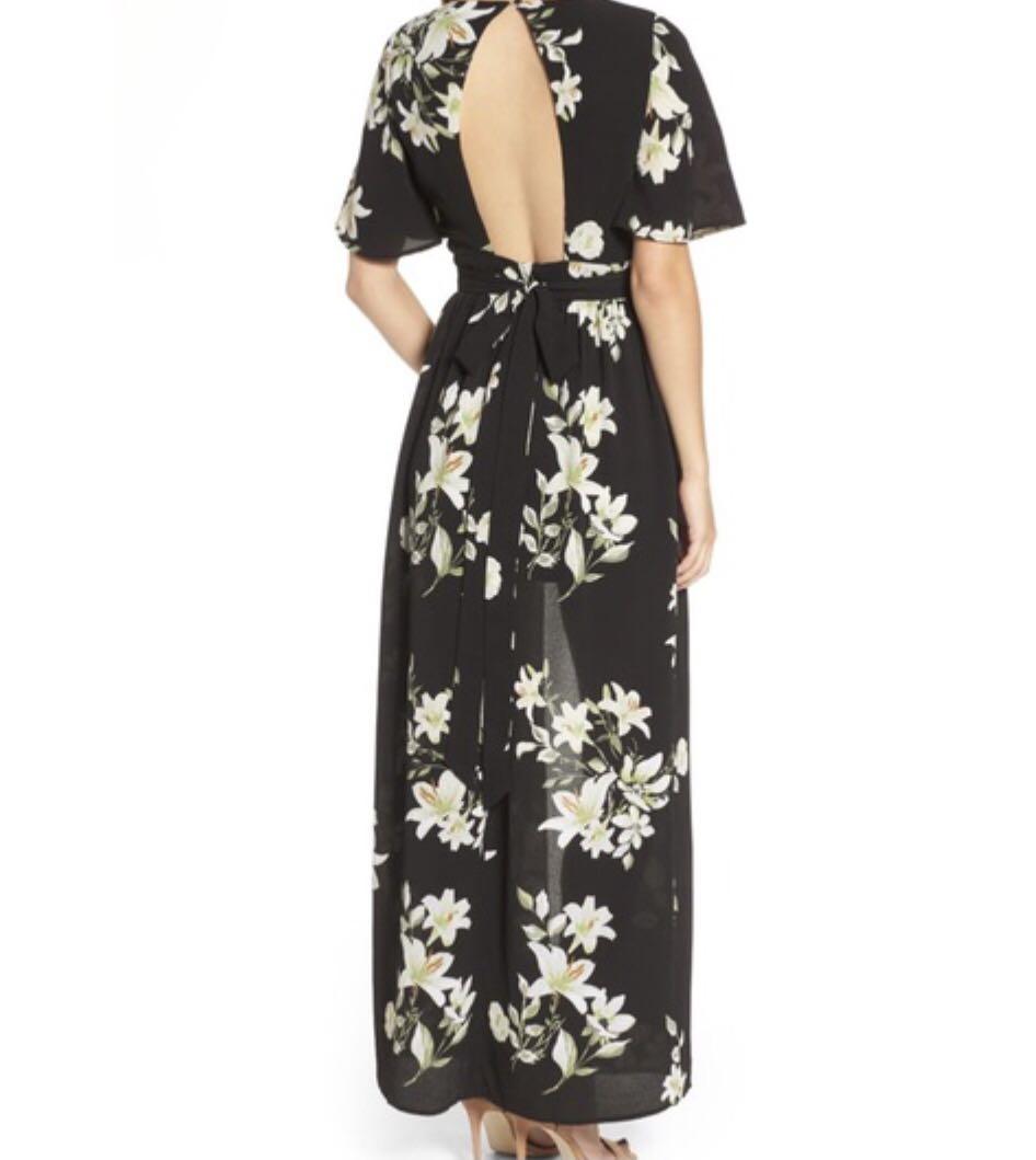 Forever 21 Floral Maxi Romper Women s Fashion Dresses Sets Dresses on Carousell