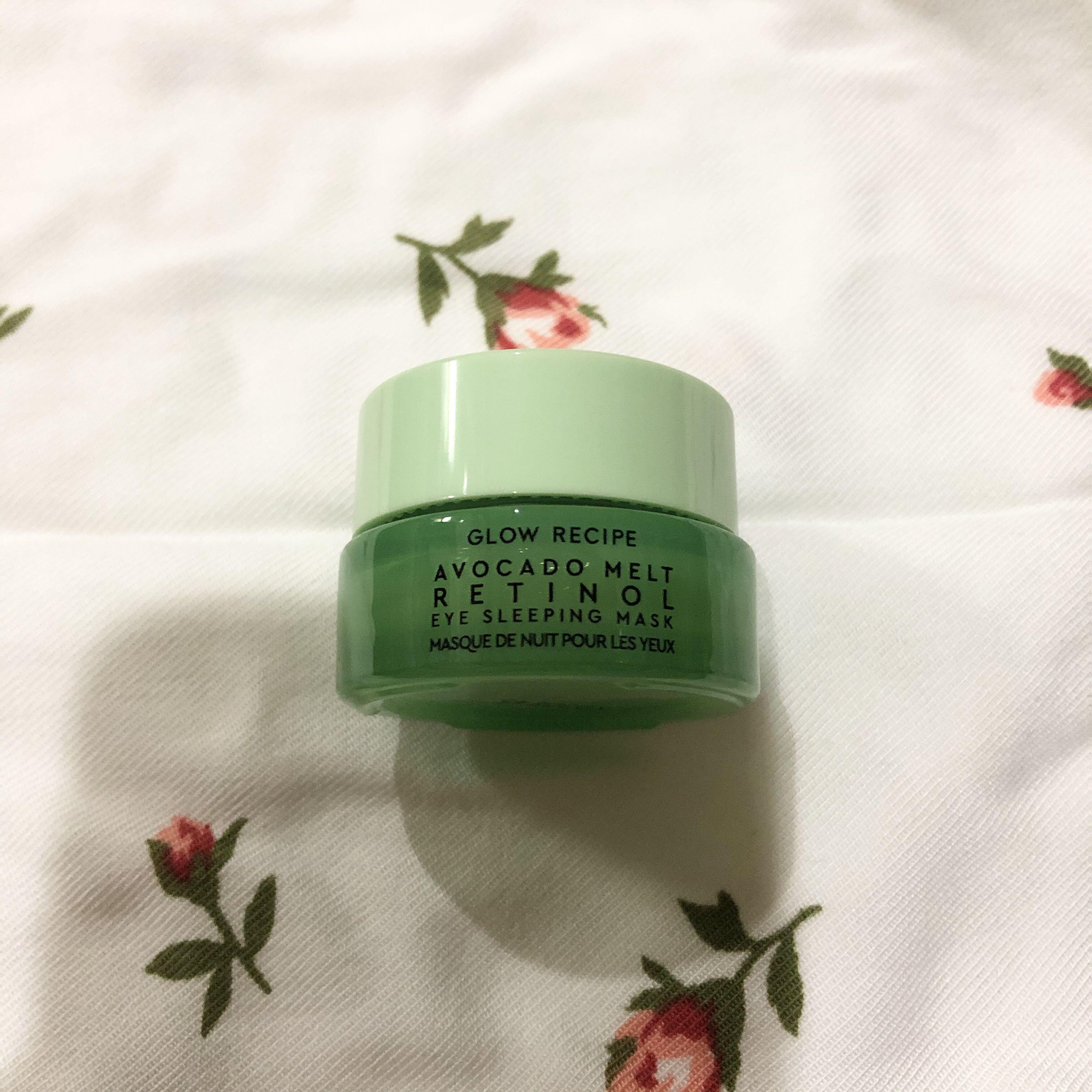Glow recipe avocado melt retinol eye sleeping mask new packaging