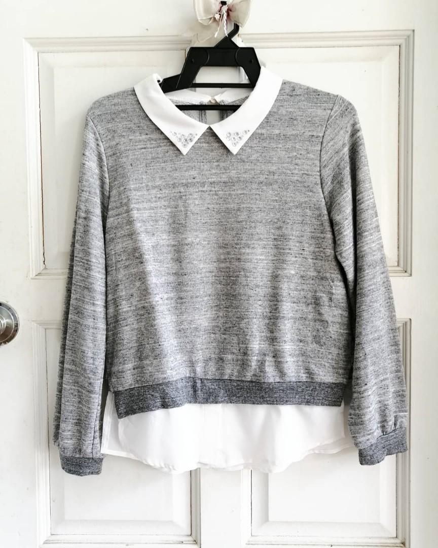 Sweatshirt blouse discount