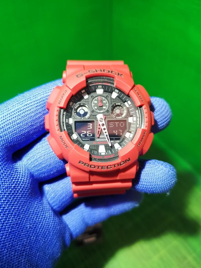 GSHOCK RED DUCATI GA 100B 4AER