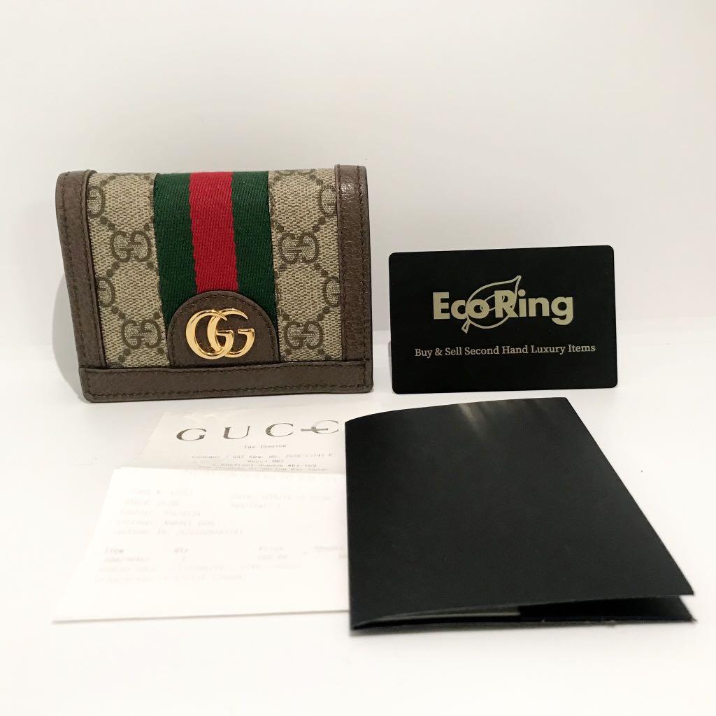 Gucci GG 523155 Card Case / 217004095 !, Luxury, Bags \u0026 Wallets on Carousell