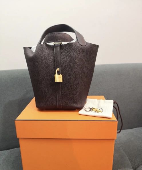 NEW)Hermes Rouge Sellier Picotin 22 GHW, 名牌, 手袋及銀包- Carousell