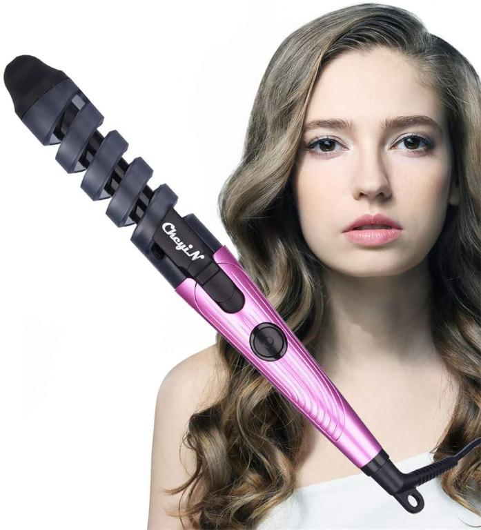 Electric spiral online hair curlers