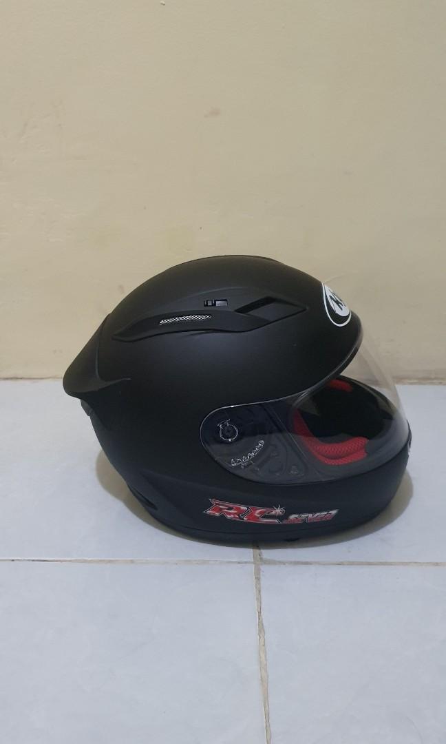 Helm KYT RC 7 Full Face Black Dove Motor di Carousell