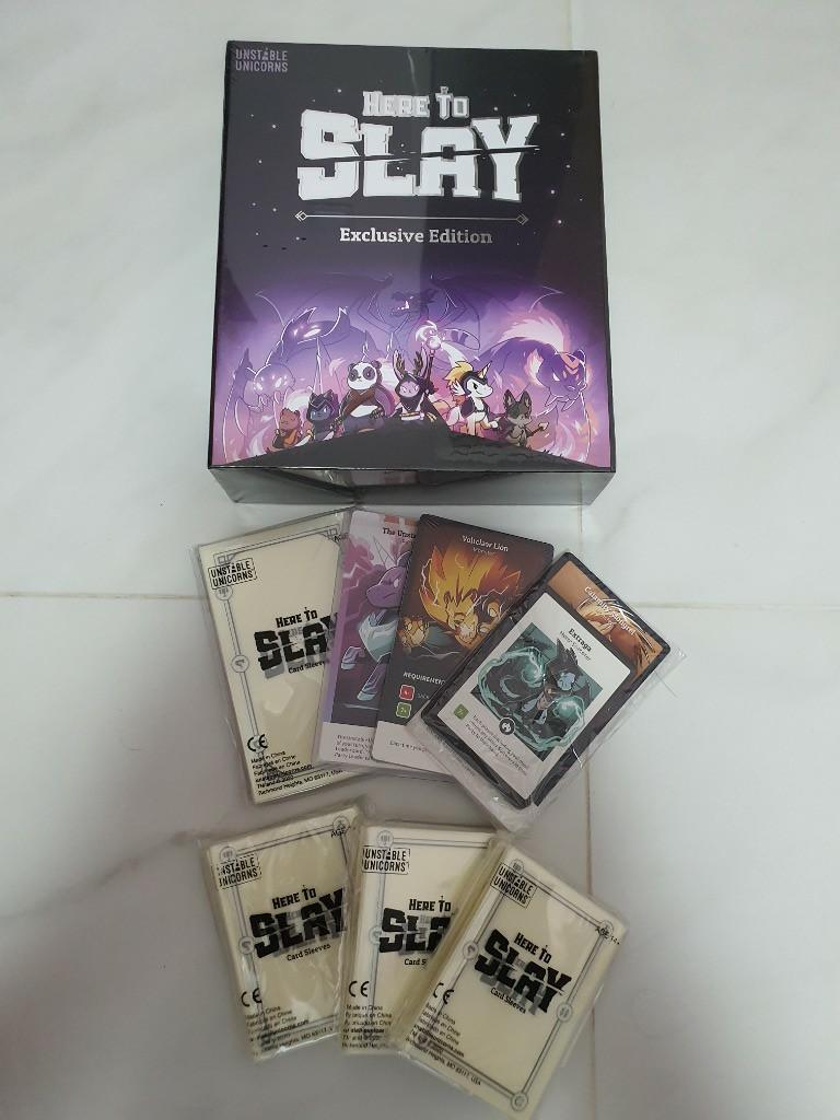 Here to Slay (Kickstarter Exclusive Edition) + KSE expansions + card