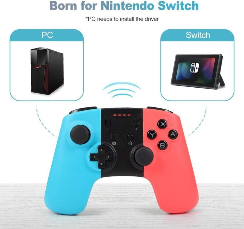Hwzdqlk Switch Controller Wireless Game Pro Controller For Nintendo Switch Bluetooth Gamepad Remote Joypad With Dual Shock And Gyro Axis Electronics Others On Carousell