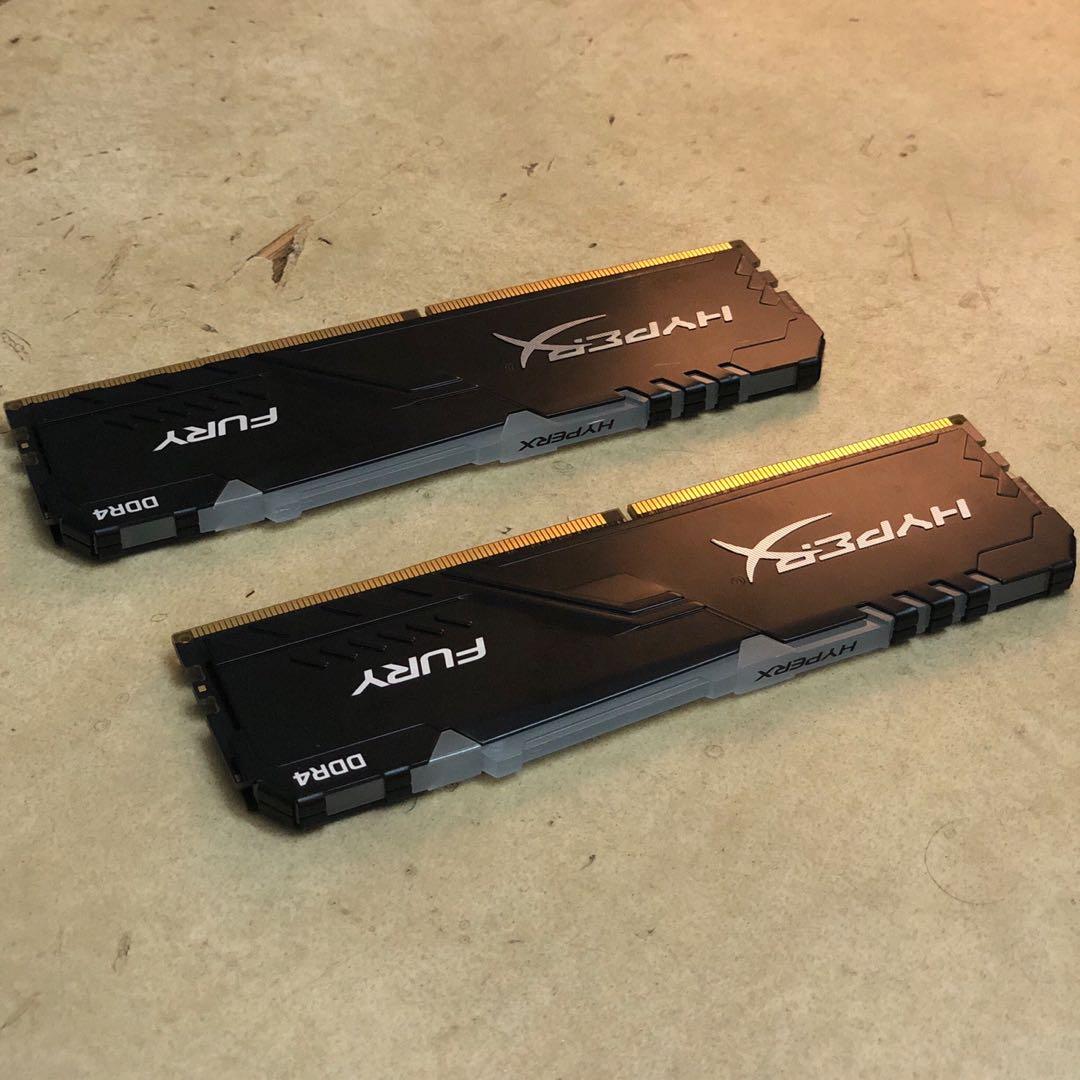 HyperX Fury RGB 32GB (16GBx2) 3200Mhz DDR4 RAM, Computers & Tech ...
