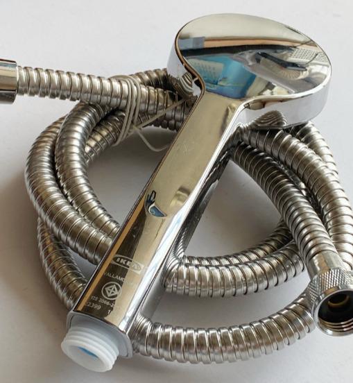 節能花灑ikea 鍍鉻 1 5m花灑喉ikea 鍍鉻 傢俬 家居 傢俬 書櫃 櫃子及架 Carousell