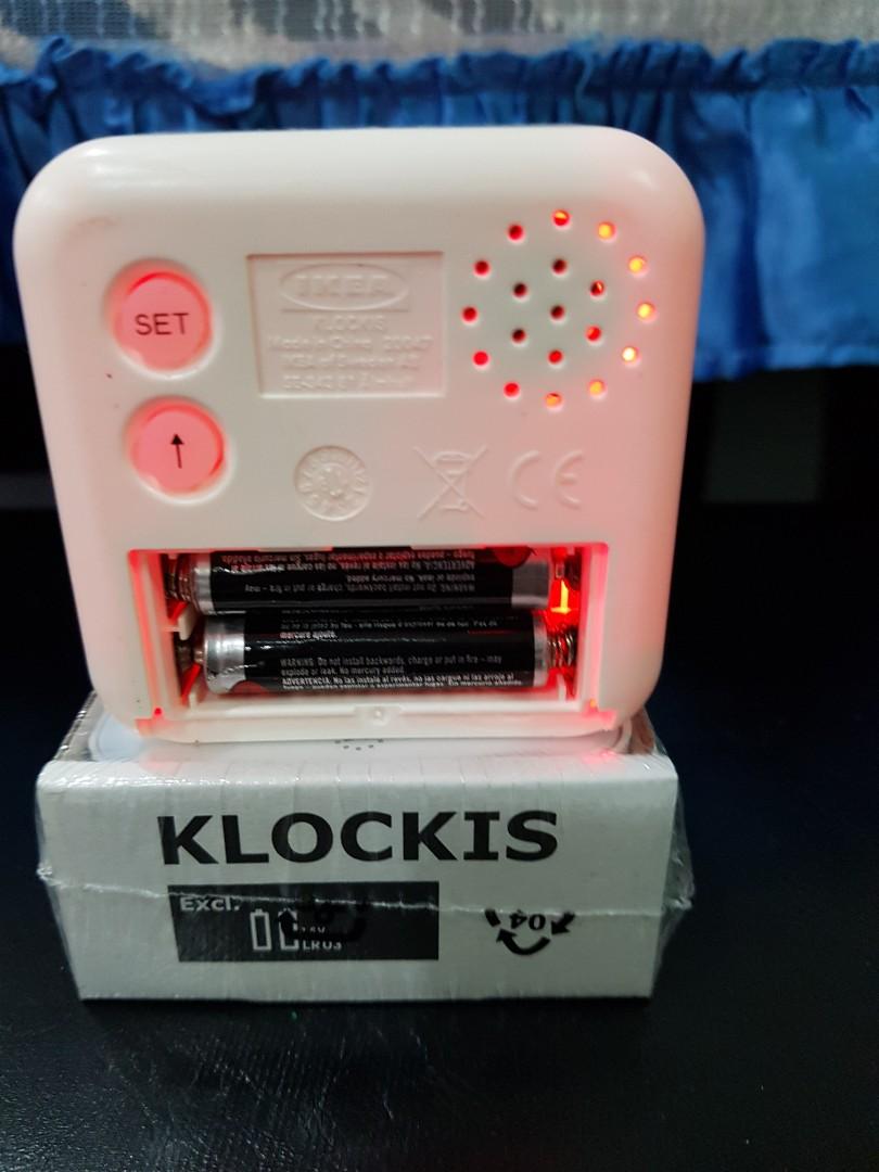 IKEA Klockis alarm clock, Furniture & Home Living, Home Decor, Clocks