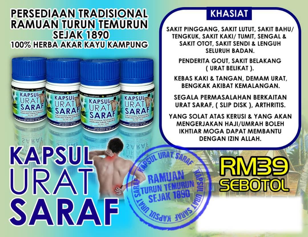 Ubat Sakit Urat Saraf Kaki  Herba Urat Saraf Dan Sendi Herba
