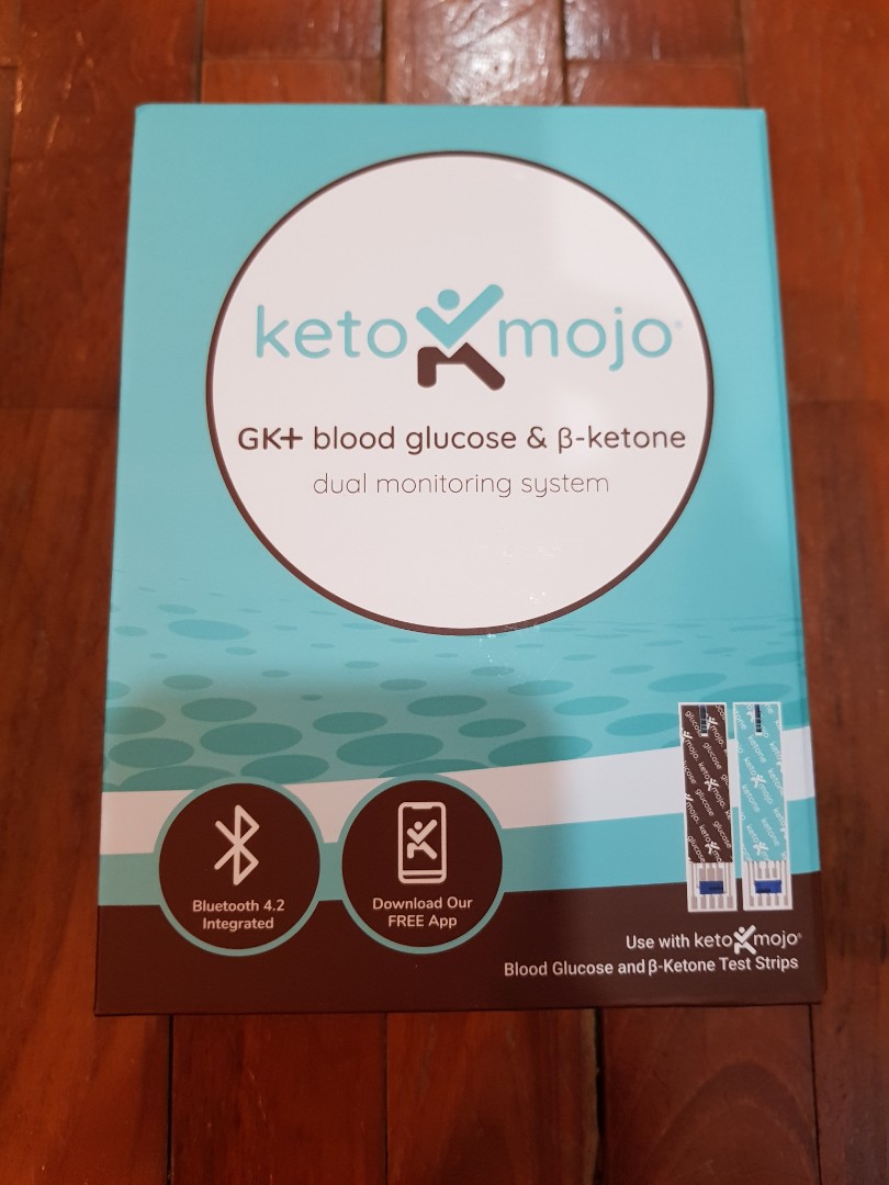 Keto Mojo GK+ Blood Glucose & Ketone Meter, Health & Nutrition, Health