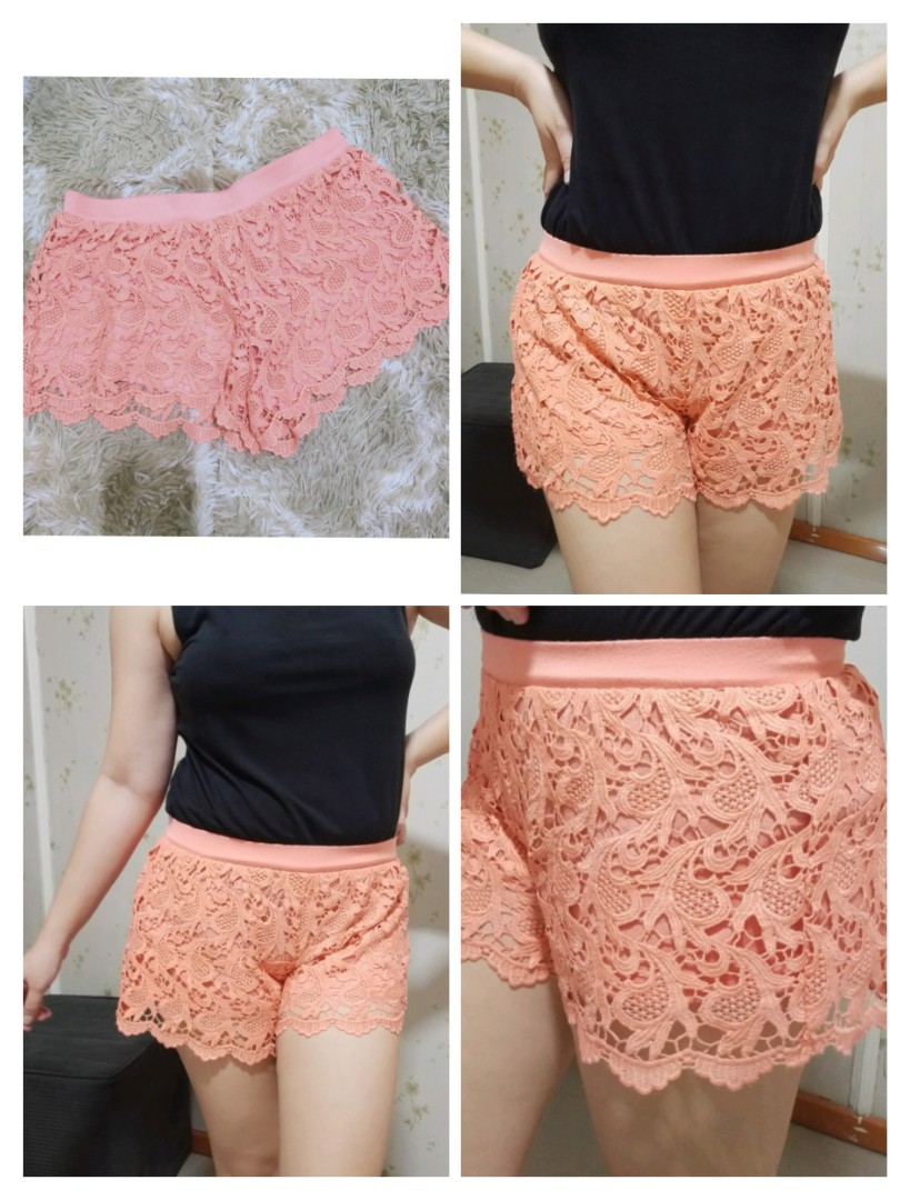 lace shorts