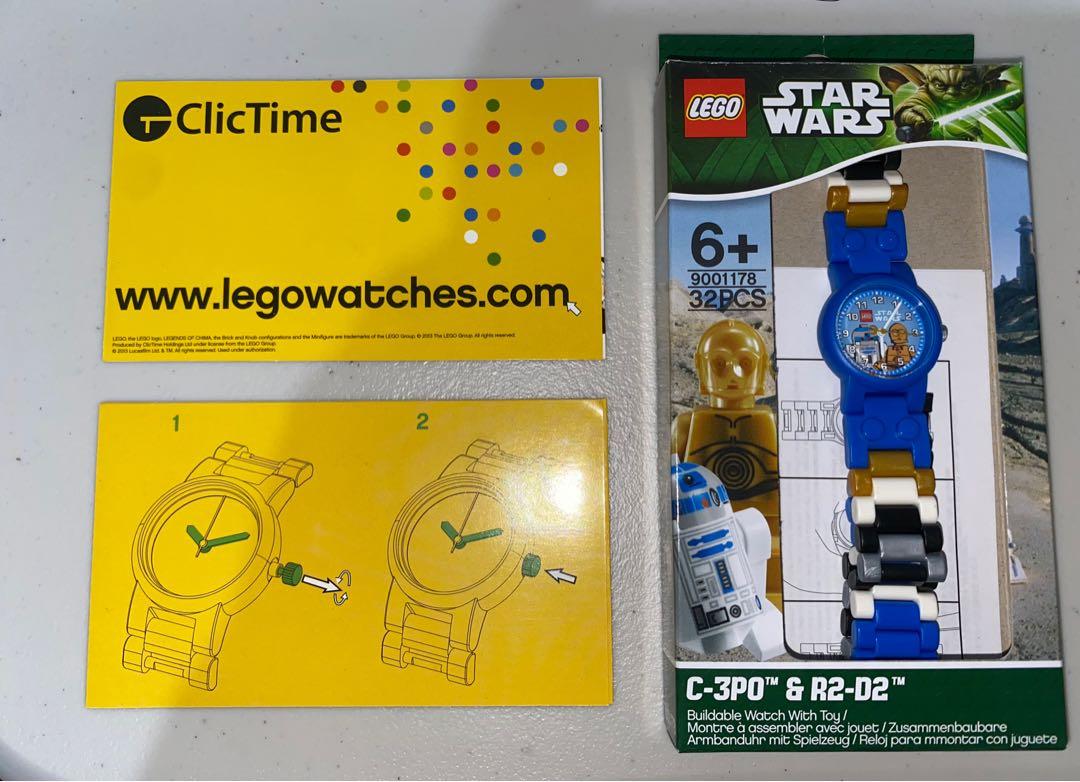 Lego Star Wars “C-3PO & R2-D2” Buildable Watch (Category: Lego & Building Sets) located in Las Pinas. Submitted by calizoosh (Listing ID 1075799990, Image 1). Description: This was bought in LegoLand California - been opened but never used - battery still works - for kids - comes with instructions and other paperworks - price is negotiable:).