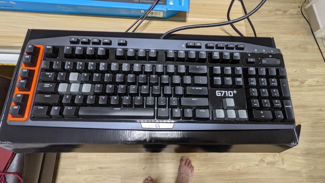 Logitech G710+ Mechanical Gaming Keyboard, Computers & Tech, Parts ...