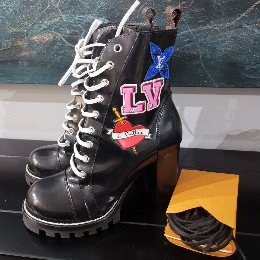 Louis Vuitton LV Rivoli Sneaker Boot Size UK 7