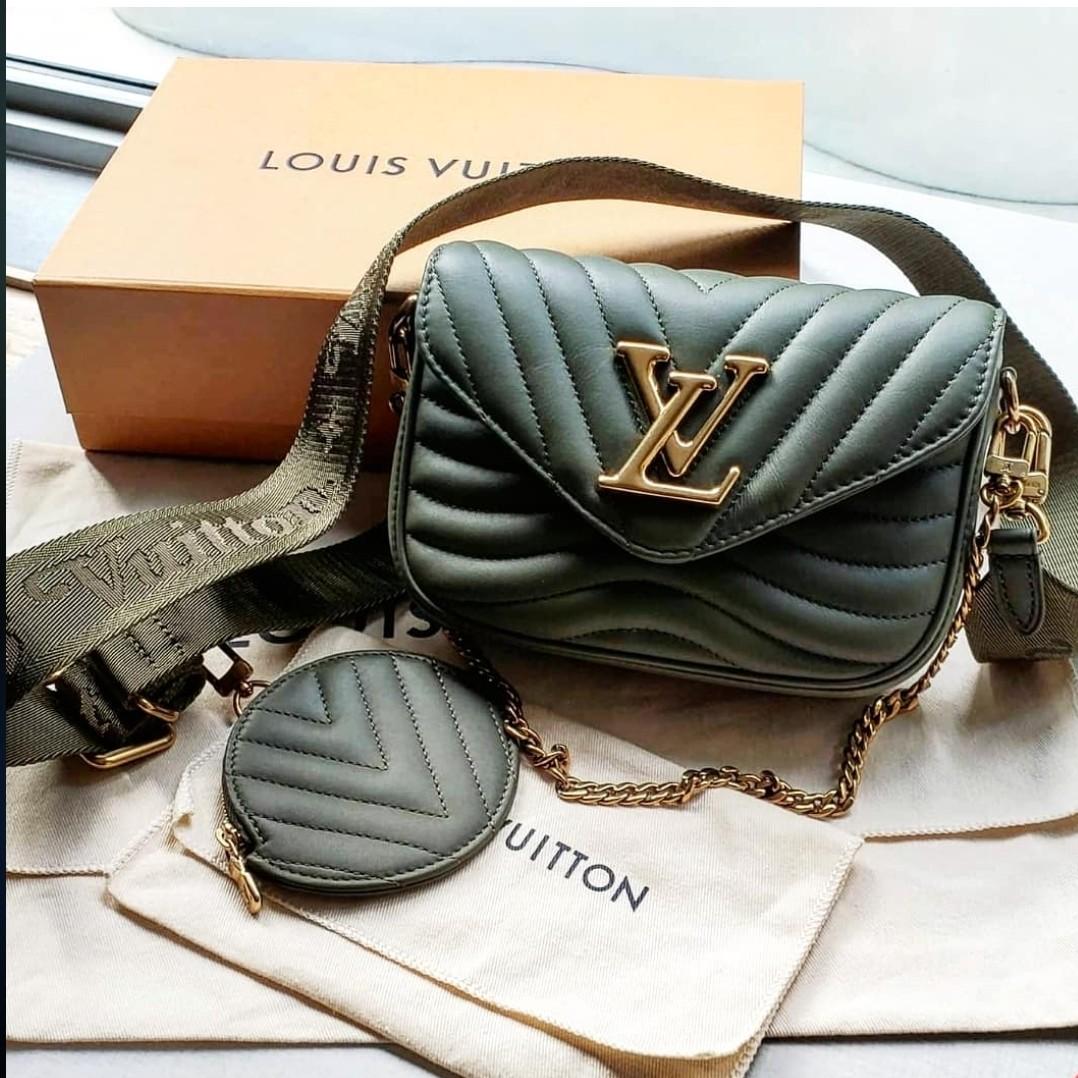 Multi-pochette new wave leather crossbody bag Louis Vuitton Green in  Leather - 31874215