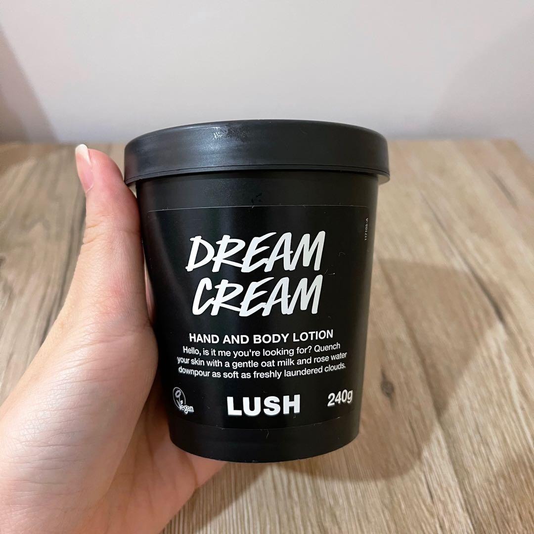 Lush Dream Cream Hand and Body Lotion 240g, Beauty & Personal Care, Bath & Body, Body Care on