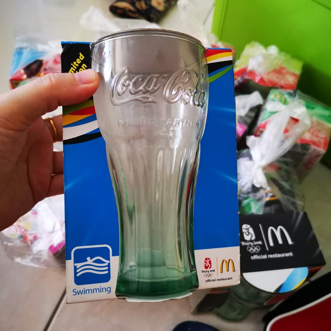 McDonald's glass cups, Furniture & Home Living, Kitchenware & Tableware