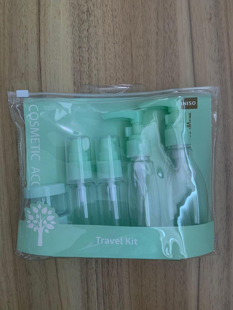 Miniso Travel Kit, Travel Bottle Set, neg, Hobbies & Toys, Travel