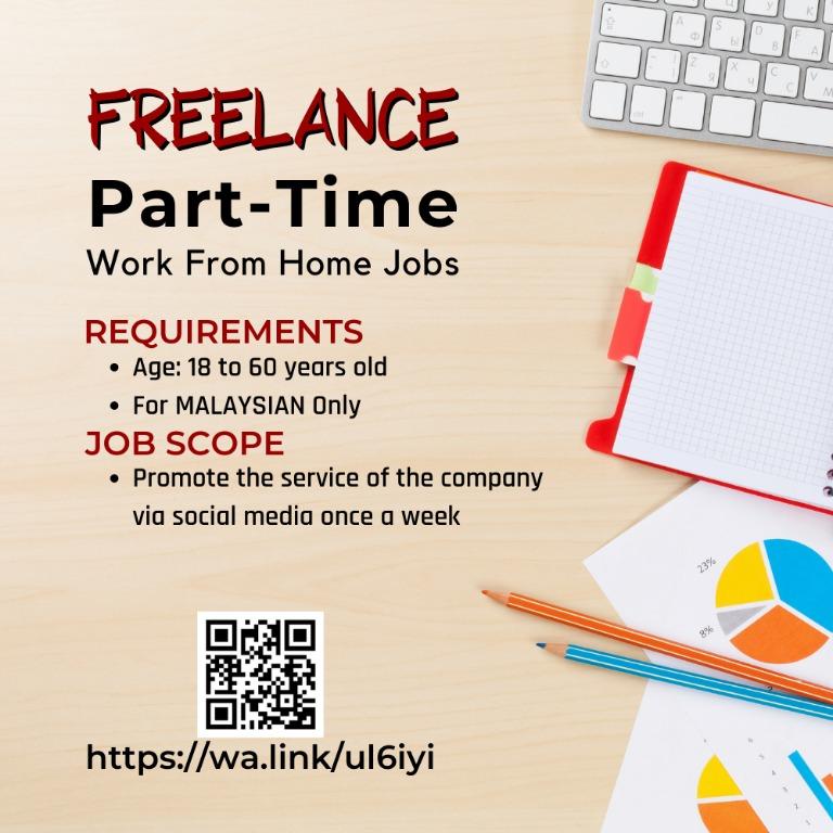More Money Freelancer Part Time Social Media Online Jobs Jobs Full Time Cleaning Housekeeping On Carousell