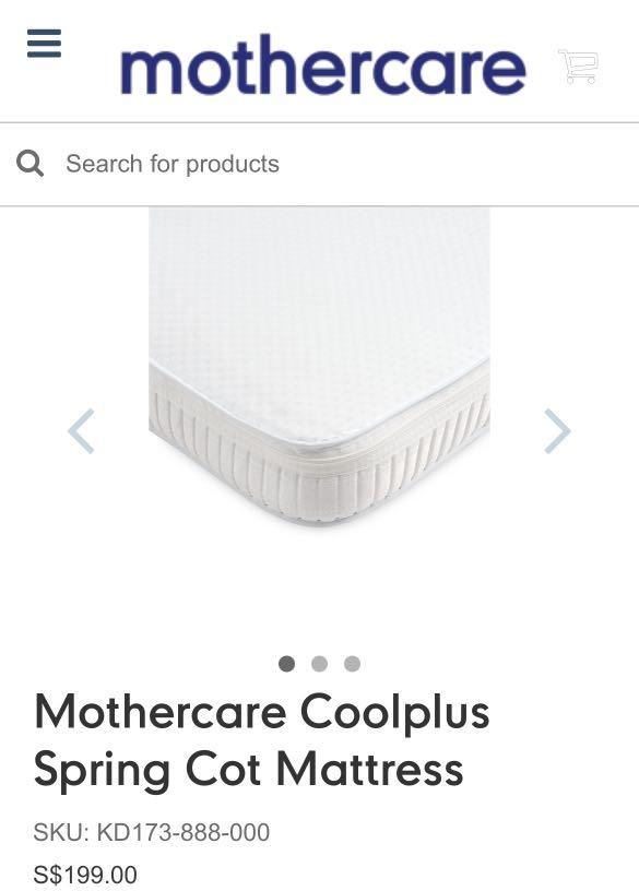 Coolplus spring cheap cot bed mattress