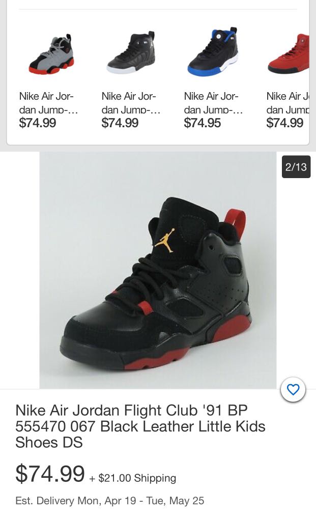 jordan flight club 91 kids