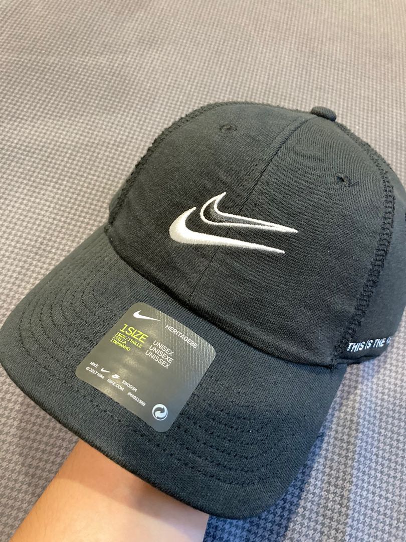 nike double swoosh hat