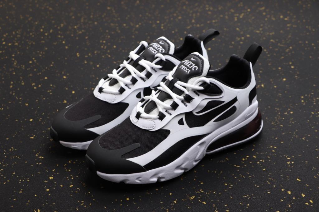 Nike air max 270 black with white tick cheap