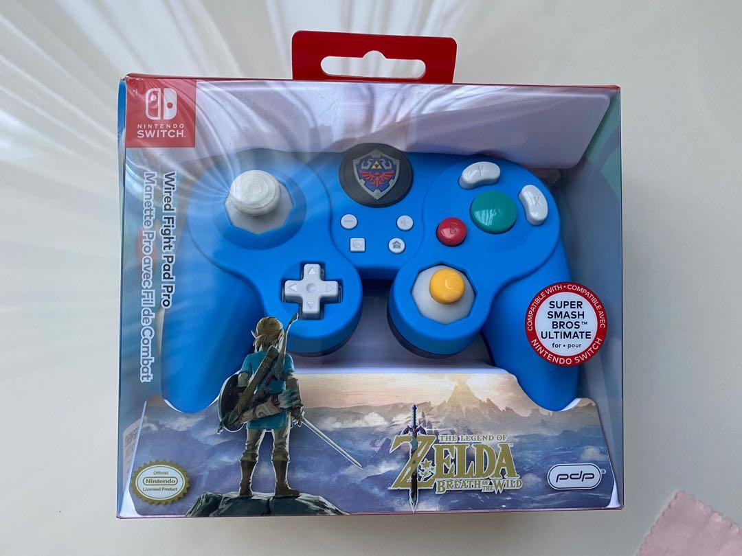 PDP Gaming Legend Of Zelda Link GameCube Wired Fight Pad Pro Controller:  Link - Nintendo Switch